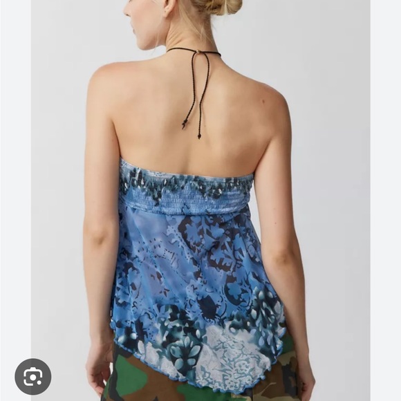 NWOT Strapless Babydoll Top - Picture 3 of 6